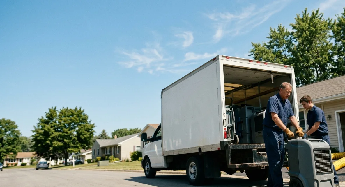 Water Damage Cleanup in Evanston, IN near me
